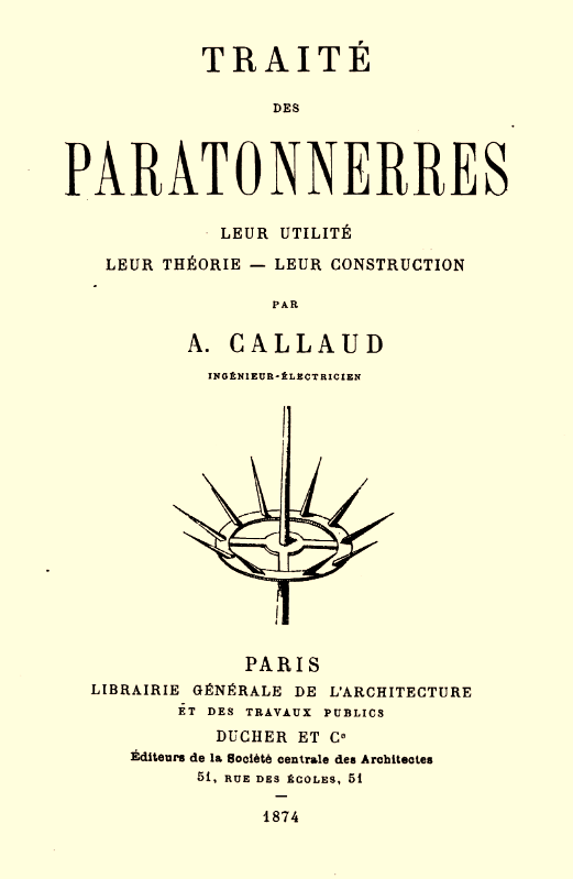 traité des paratonnerres